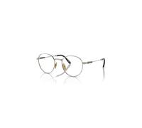 Ray-Ban Eyeglasses Unisex David Titanium Optics - Arista Gold Frame Clear Lenses Polarized 51-20