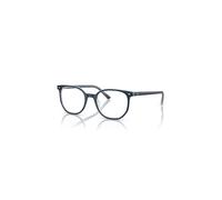 Ray-Ban Eyeglasses Unisex Elliot Optics - Blue On Transparent Blue Frame Demo Lens Lenses Polarized 48-19