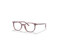 Ray-Ban Eyeglasses Unisex Elliot Optics - Brown & Violet Havana Frame Clear Lenses Polarized 50-19