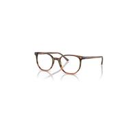 Ray-Ban Eyeglasses Unisex Elliot Optics - Striped Brown & Green Frame Clear Lenses Polarized 50-19
