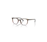 Ray-Ban Eyeglasses Unisex Elliot Optics - Striped Brown & Red Frame Demo Lens Lenses Polarized 50-19