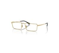 Ray-Ban Eyeglasses Unisex Emy Optics - Arista Gold Frame Clear Lenses Polarized 58-17