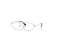 Ray-Ban Eyeglasses Unisex Explorer Iv Optics - Silver Frame Clear Lenses Polarized 57-18