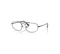 Ray-Ban Eyeglasses Unisex Explorer V Optics - Black Frame Clear Lenses Polarized 58-17
