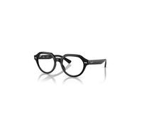 Ray-Ban Eyeglasses Unisex Gina Optics - Black Frame Clear Lenses Polarized 49-20