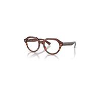Ray-Ban Eyeglasses Unisex Gina Optics - Striped Havana Frame Clear Lenses Polarized 49-20