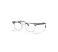 Ray-Ban Eyeglasses Unisex Hawkeye Optics - Grey On Transparent Frame Clear Lenses Polarized 50-21