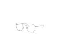Ray-Ban Eyeglasses Unisex Hexagonal Optics - Silver Frame Clear Lenses 54-21