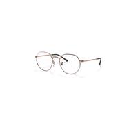 Ray-Ban Eyeglasses Unisex Jack Optics - Shiny Copper Frame Clear Lenses Polarized 49-20