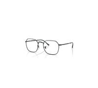 Ray-Ban Eyeglasses Unisex Jim Optics - Black Frame Clear Lenses Polarized 53-20