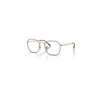 Ray-Ban Eyeglasses Unisex Jim Optics - Gold Frame Demo Lens Lenses Polarized 53-20