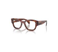 Ray-Ban Eyeglasses Unisex Jorge Optics - Striped Havana Frame Clear Lenses Polarized 52-20