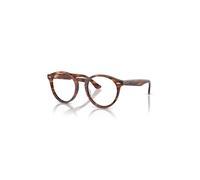 Ray-Ban Eyeglasses Unisex Larry Optics - Striped Havana Frame Clear Lenses Polarized 49-21