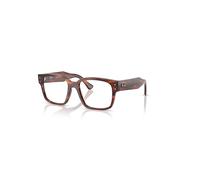 Ray-Ban Eyeglasses Unisex Laurene Optics Bio-based - Striped Havana Frame Clear Lenses Polarized 53-18