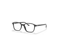 Ray-Ban Eyeglasses Unisex Leonard Optics - Black Frame Clear Lenses Polarized 49-17