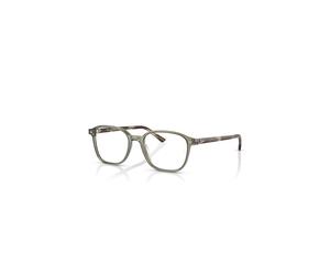 Ray-Ban Eyeglasses Unisex Leonard Optics - Grey & Brown Havana Frame Clear Lenses Polarized 49-17