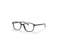 Ray-Ban Eyeglasses Unisex Leonard Optics - Havana Frame Clear Lenses Polarized 49-17