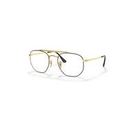 Ray-Ban Eyeglasses Unisex Marshal Optics - Gold Frame Clear Lenses Polarized 54-21