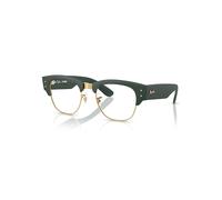 Ray-Ban Eyeglasses Unisex Mega Clubmaster Optics Liteforce - Sand Green Frame Clear Lenses Polarized 52-21