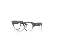 Ray-Ban Eyeglasses Unisex Mega Clubmaster Optics Liteforce - Sand Grey Frame Clear Lenses Polarized 52-21