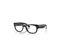 Ray-Ban Eyeglasses Unisex Mega Wayfarer II Optics - Black Frame Clear Lenses Polarized 52-21
