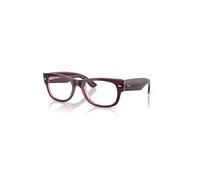 Ray-Ban Eyeglasses Unisex Mega Wayfarer II Optics - Violet & Pink Frame Clear Lenses Polarized 52-21