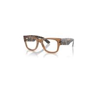 Ray-Ban Eyeglasses Unisex Mega Wayfarer Optics - Brown/grey Frame Clear Lenses Polarized 51-21