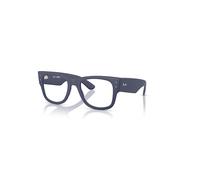 Ray-Ban Eyeglasses Unisex Mega Wayfarer Optics Liteforce - Sand Blue Frame Clear Lenses Polarized 50-21
