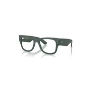 Ray-Ban Eyeglasses Unisex Mega Wayfarer Optics Liteforce - Sand Green Frame Clear Lenses Polarized 52-21
