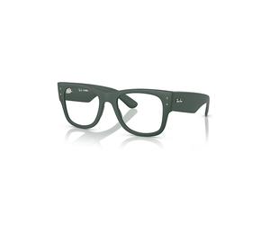 Ray-Ban Eyeglasses Unisex Mega Wayfarer Optics Liteforce - Sand Green Frame Clear Lenses Polarized 52-21