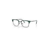 Ray-Ban Eyeglasses Unisex New Clubmaster Optics - Black Frame Clear Lenses Polarized 51-20