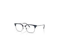 Ray-Ban Eyeglasses Unisex New Clubmaster Optics - Gunmetal Frame Demo Lens Lenses Polarized 53-20