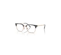Ray-Ban Eyeglasses Unisex New Clubmaster Optics - Rose Gold Frame Clear Lenses Polarized 51-20