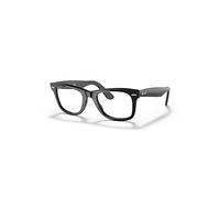 Ray-Ban Eyeglasses Unisex Original Wayfarer Optics - Black Frame Clear Lenses 50-22