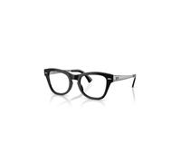 Ray-Ban Eyeglasses Unisex Rb0707vm Optics - Gunmetal Frame Clear Lenses Polarized 48-21