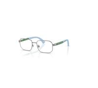 Ray-Ban Eyeglasses Unisex Rb1060 Optics Kids Bio-based - Green On Rubber Light Blue Frame Clear Lenses Polarized 48-16