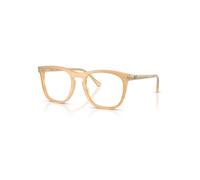 Ray-Ban Eyeglasses Unisex Rb2210v Optics Change - Photo Striped Brown Frame Clear Lenses Polarized 51-21