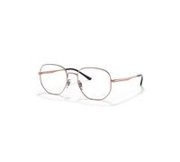 Ray-Ban Eyeglasses Unisex Rb3682 Optics - Gold Frame Clear Lenses 49-19