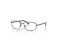 Ray-Ban Eyeglasses Unisex Rb3732v Optics - Black Frame Clear Lenses Polarized 54-18