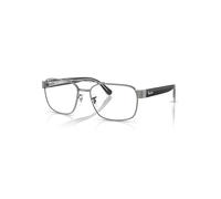 Ray-Ban Eyeglasses Unisex Rb3751v Optics - Black On Transparent Frame Clear Lenses Polarized 58-17