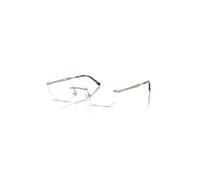 Ray-Ban Eyeglasses Unisex Rb3767v Optics - Light Pink Frame Clear Lenses Polarized 52-18