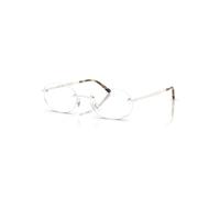 Ray-Ban Eyeglasses Unisex Rb3767v Optics - White Frame Clear Lenses Polarized 50-18