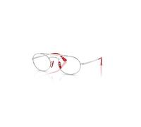Ray-Ban Eyeglasses Unisex Rb3775vm Optics Scuderia Ferrari Collection - Silver Frame Clear Lenses Polarized 51-20