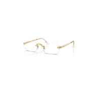 Ray-Ban Eyeglasses Unisex Rb3928v Optics By A$ap Rocky - Arista Gold Frame Clear Lenses Polarized 52-20