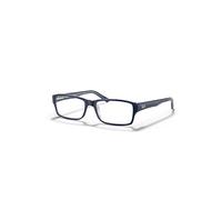 Ray-Ban Eyeglasses Unisex Rb5169 Optics - Blue Frame Clear Lenses Polarized 54-16