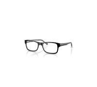 Ray-Ban Eyeglasses Unisex Rb5268 Optics - Black On Transparent Frame Clear Lenses Polarized 52-17