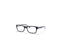 Ray-Ban Eyeglasses Unisex Rb5268 Optics - Blue Frame Clear Lenses Polarized 52-17
