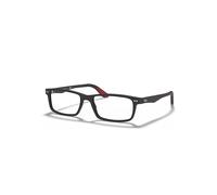 Ray-Ban Eyeglasses Unisex Rb5277 Optics - Black Frame Clear Lenses 52-17