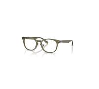 Ray-Ban Eyeglasses Unisex Rb5386 Optics - Transparent Brown Heart Frame Clear Lenses Polarized 51-19