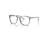 Ray-Ban Eyeglasses Unisex Rb5387 Optics - Striped Blue Frame Clear Lenses Polarized 54-18